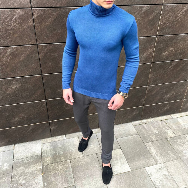 Светр Pobedov Axelrod Синій - 1