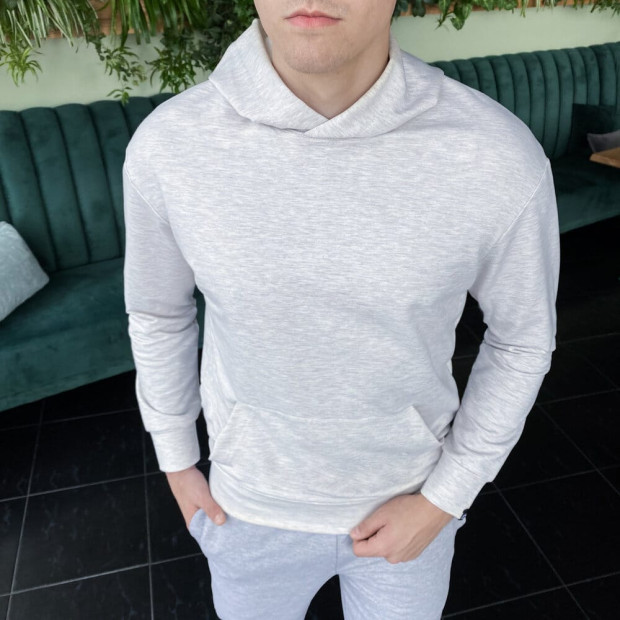Худі Pobedov 97 Бежевий меланж - 