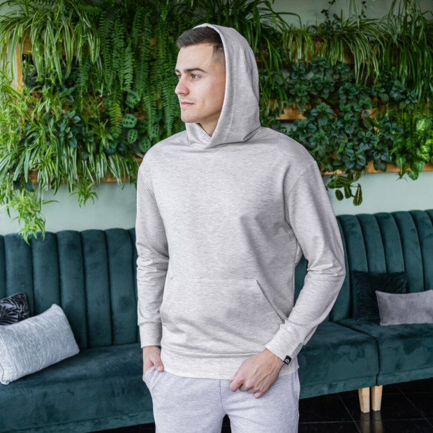 Худі Pobedov 97 Бежевий меланж - 2