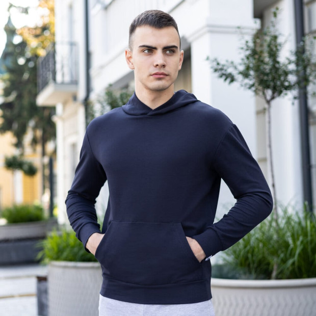 Худі Pobedov 97 Темно-синій - 1