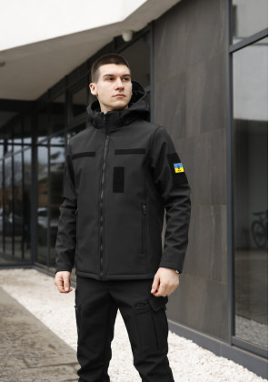 Куртка Pobedov Shadow V2 із липучками Чорний