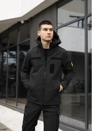 Куртка Pobedov Shadow V2 із липучками Чорний 2