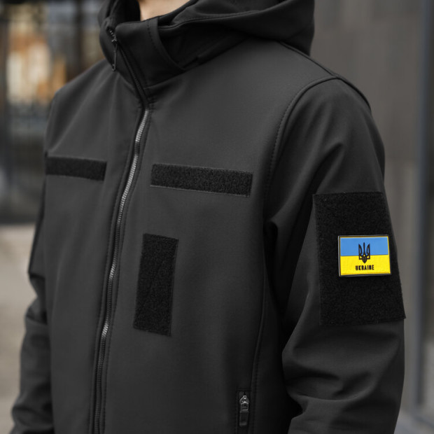 Куртка Pobedov Shadow V2 із липучками Чорний - 4