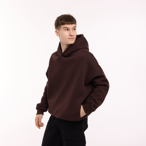 Худи oversize Pobedov Urbanist Шоколадный - 2