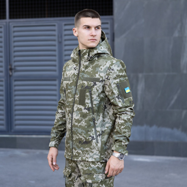 Куртка Pobedov Motive Военная Пиксель - 2