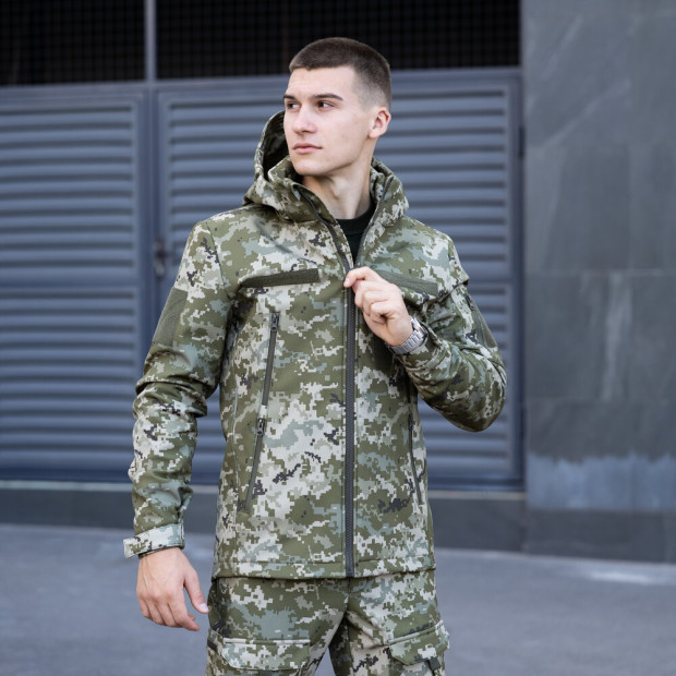 Куртка Pobedov Motive Военная Пиксель - 3