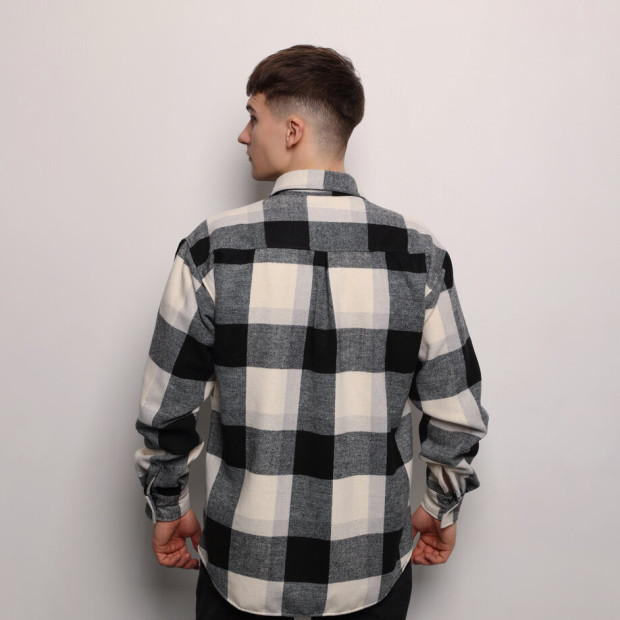 Сорочка Pobedov Tartan Чорно-білий - 1