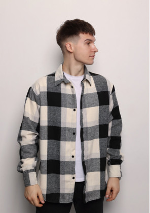 Нещодавно переглянуті Сорочка Pobedov Tartan Чорно-білий