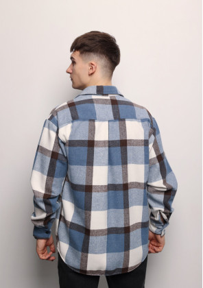 Недавно просмотренные Рубашка Pobedov Tartan Синьо-чорний 2
