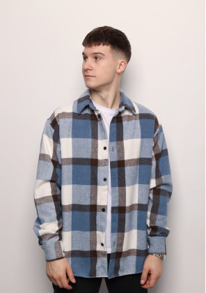Нещодавно переглянуті Сорочка Pobedov Tartan Синьо-чорний