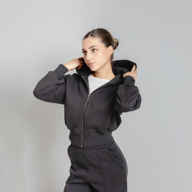 Костюм Pobedov Elegant жіночий Темно-сірий - 1