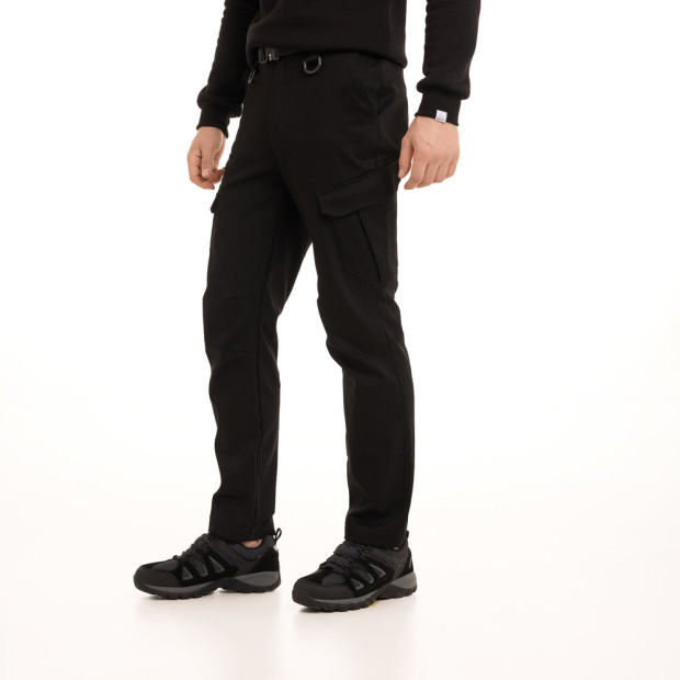 Штани-карго Pobedov trousers Tactical ЗИМА Чорний - 2