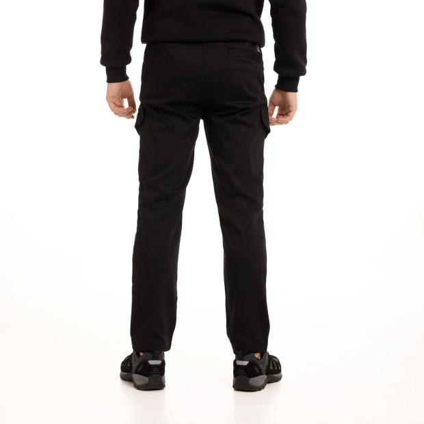 Штани-карго Pobedov trousers Tactical ЗИМА Чорний - 3