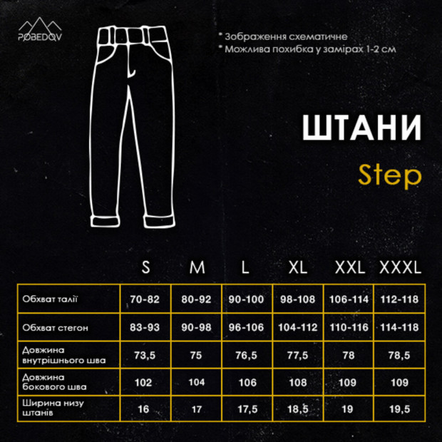 Комплект Куртка Pobedov Motive + Штани Pobedov Step Чорний - 3