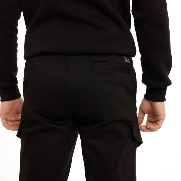 Штани-карго Pobedov trousers Tactical ЗИМА Чорний - 7
