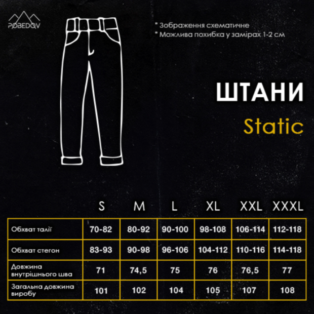 Комплект Pobedov Куртка Matrix + Штани Static Хакі - 4