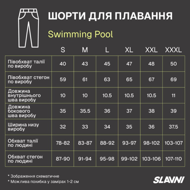 Шорти для плавання Slavni Swimming Pool Темно-синій - 6