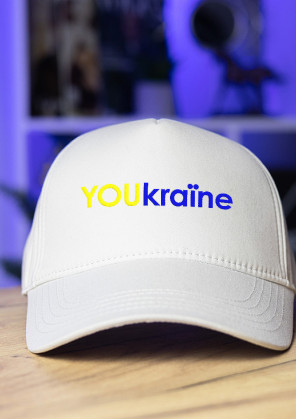 Кепка Pobedov Trucker Cotton - YOUkraїne Білий