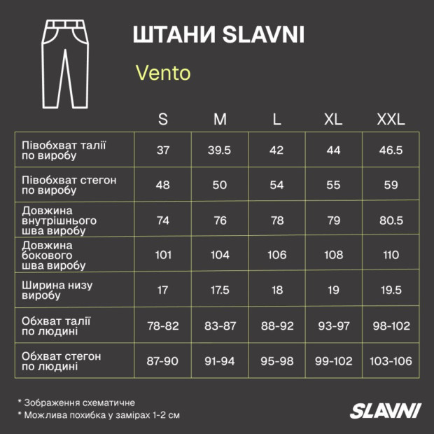 Штани Slavni Vento Антрацит - 7