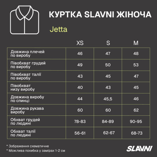 Куртка Slavni Jetta жіноча Чорний - 5