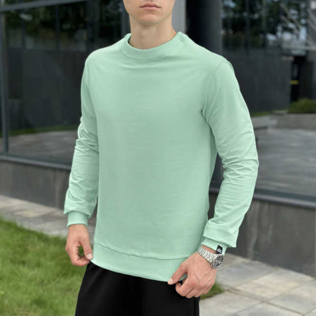 Світшот Pobedov 001 Ментоловий - 