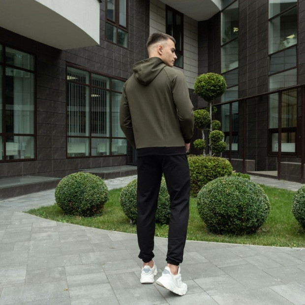 Толстовка Pobedov Avtor Хаки-черный - 3