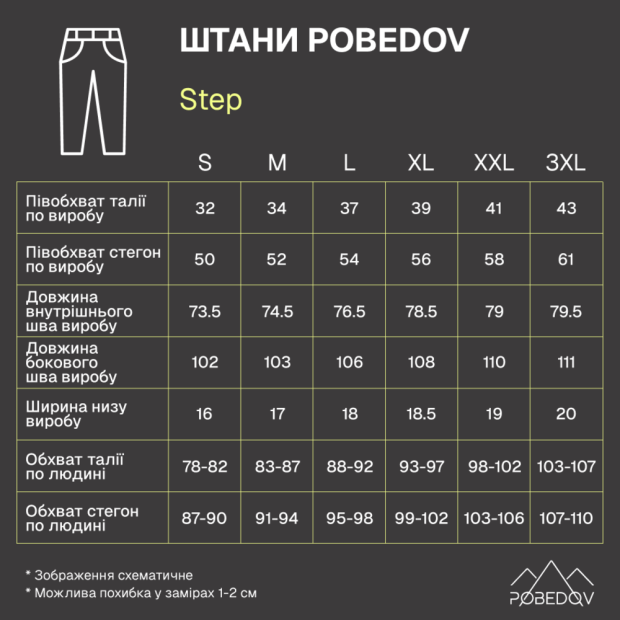 Комплект: Жилет Pobedov Puffer + Свитшот 001 + Брюки Pobedov Step Чорно-антрацитовий - 4
