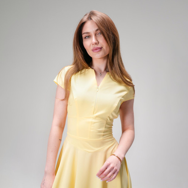 Платье Slavni Sendy Лимонный - 1