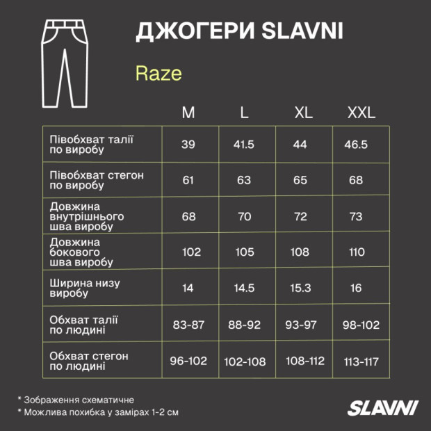Джоггеры Slavni Raze Темно-серый - 7