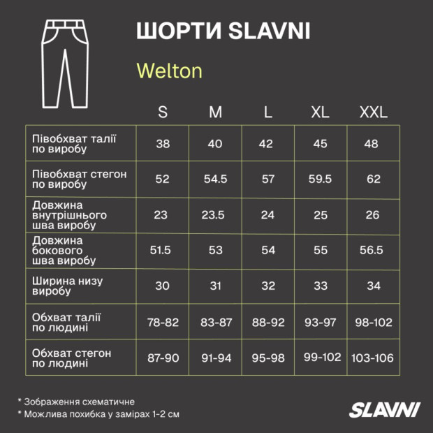Шорты Slavni Welton Голубой - 6