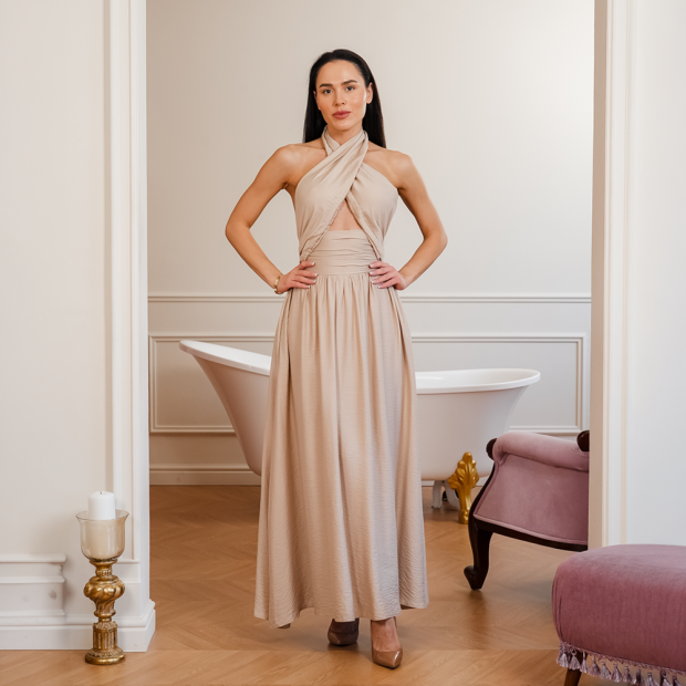 Сукня Slavni Grace Бежевий - 