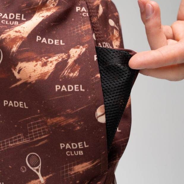 Шорти для плавання Slavni Swimming Pool Print Padel Brown - 3