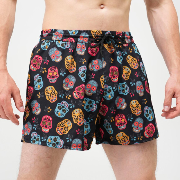 Шорты для плавания Slavni Swimming Pool Print Kolorovi cherepy - 1