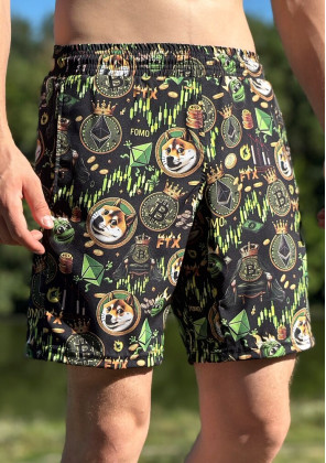 Пляжні шорти Slavni Rest Print Kripta