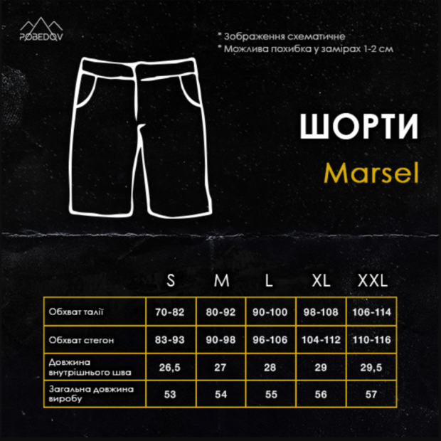 Комплект Сорочка Pobedov Molodist + Шорти Pobedov Marsel Синій - 5