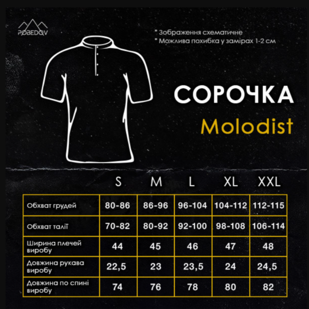 Комплект Сорочка Pobedov Molodist + Шорти Pobedov Marsel Синій - 4