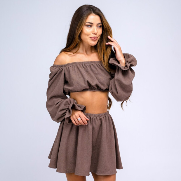 Костюм Slavni Liana жіночий Коричневий - 