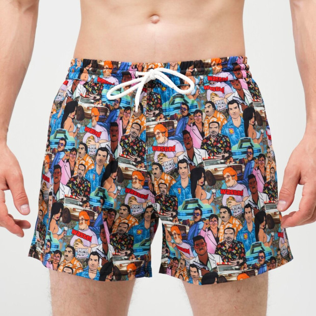 Шорти для плавання Slavni Swimming Pool Print Los Santos - 
