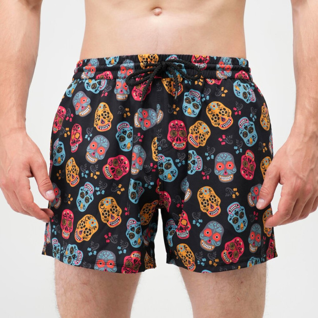 Шорты для плавания Slavni Swimming Pool Print Kolorovi cherepy - 