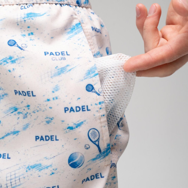 Шорты для плавания Slavni Swimming Pool Print Padel Cream - 3