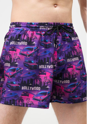 Недавно просмотренные Шорты для плавания Slavni Swimming Pool Print Hollywood 2