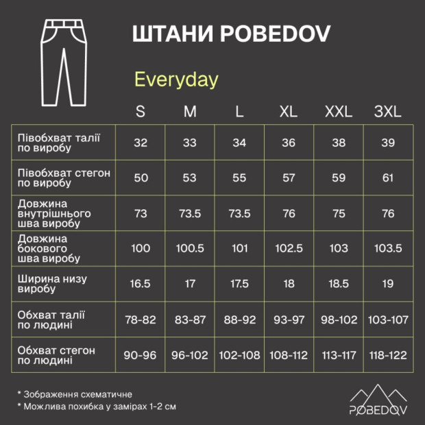 Штаны Pobedov Everyday Серый - 6