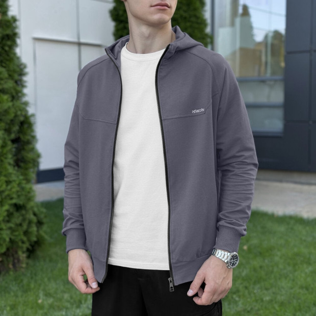 Кофта Pobedov Daily Серый - 1