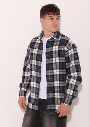 Нещодавно переглянуті Сорочка Pobedov Tartan Синьо-блакитний