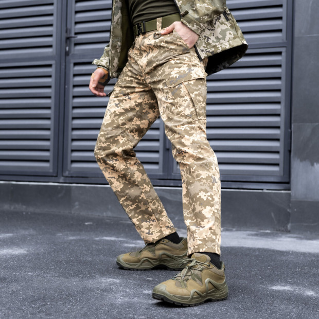 Штани-карго Pobedov Tactical Rip-Stop Піксель - 5