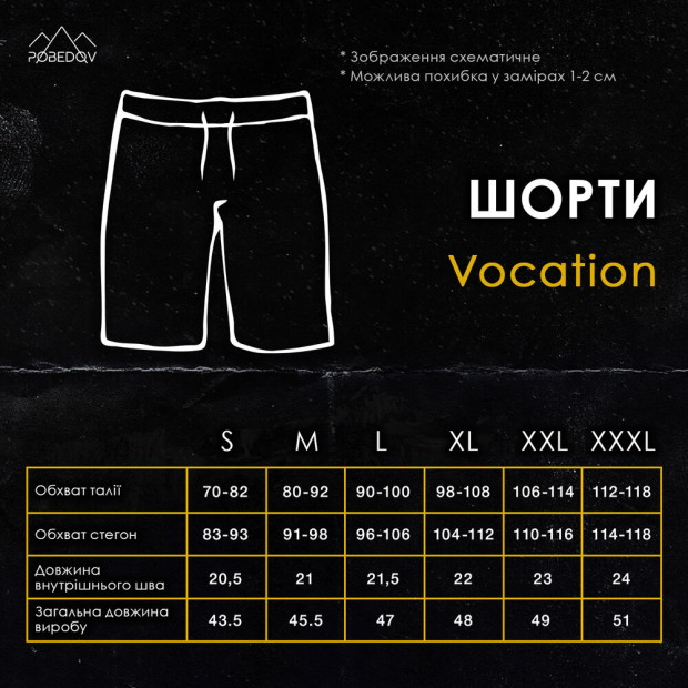 Пляжні шорти Pobedov Vocation Navy Темно-синій - 3