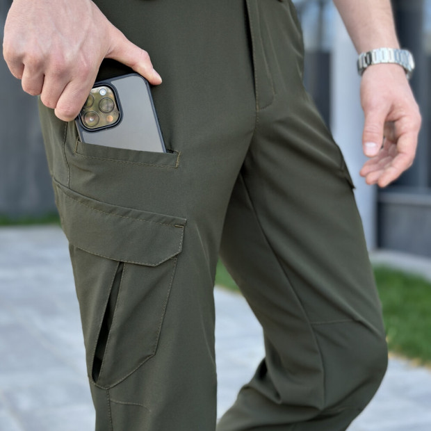 Штаны-карго Pobedov Tactical Soft Хаки - 5
