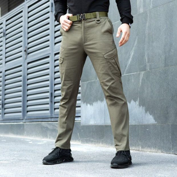 Штани-карго Pobedov Tactical V2 Хакі - 3