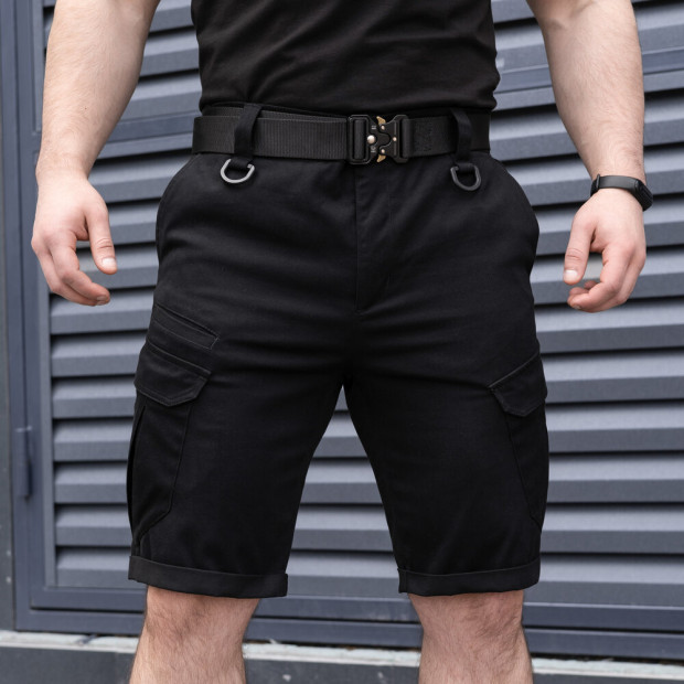 Шорти Pobedov Tactical B2 Чорний - 