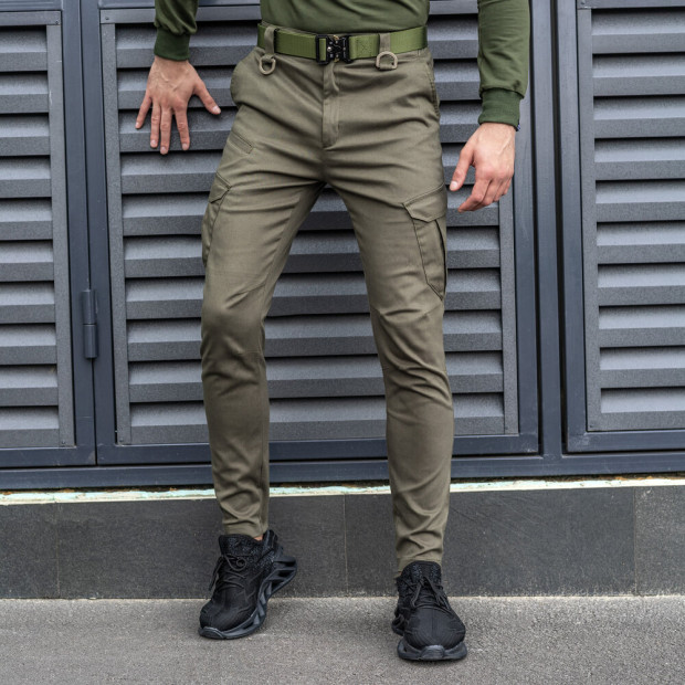 Штани-карго Pobedov Tactical Хакі - 2